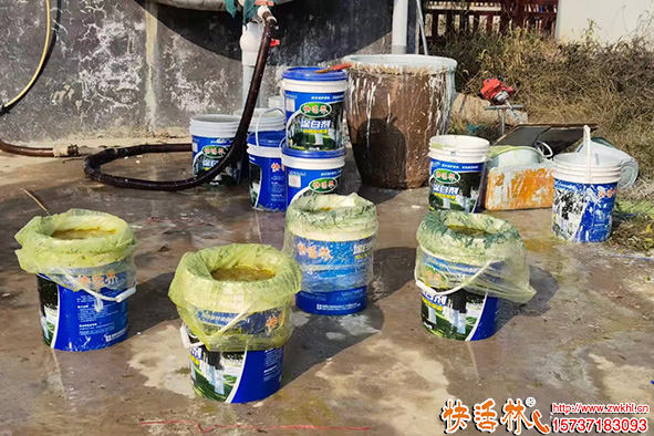 快活林涂白劑打開效果